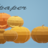 papercraft origami 3D citrouille déco Halloween