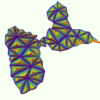 papercraft origami 3D guadeloup