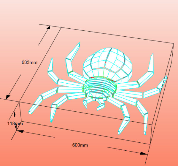 papercraft origami 3D araignée Halloween