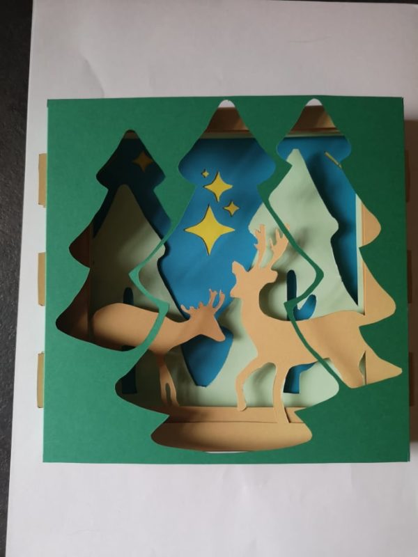 carte kirigami rennes papier découpé
