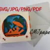 carte kirigami transat papier découpé