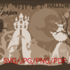 lightbox halloween vampire kirigami papier découpé