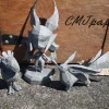 lot de 3 PAPERCRAFTS– Carbuncle/Garuda/Chocobo – Image 5