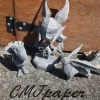 lot de 3 PAPERCRAFTS– Carbuncle/Garuda/Chocobo – Image 4