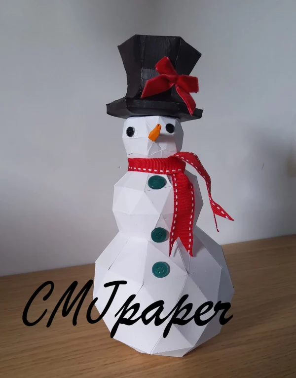 PAPERCRAFT BONHOMME DE NEIGE