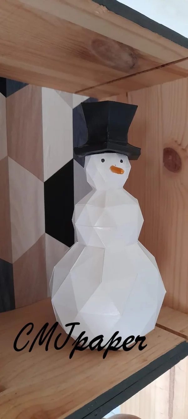 PAPERCRAFT BONHOMME DE NEIGE – Image 6