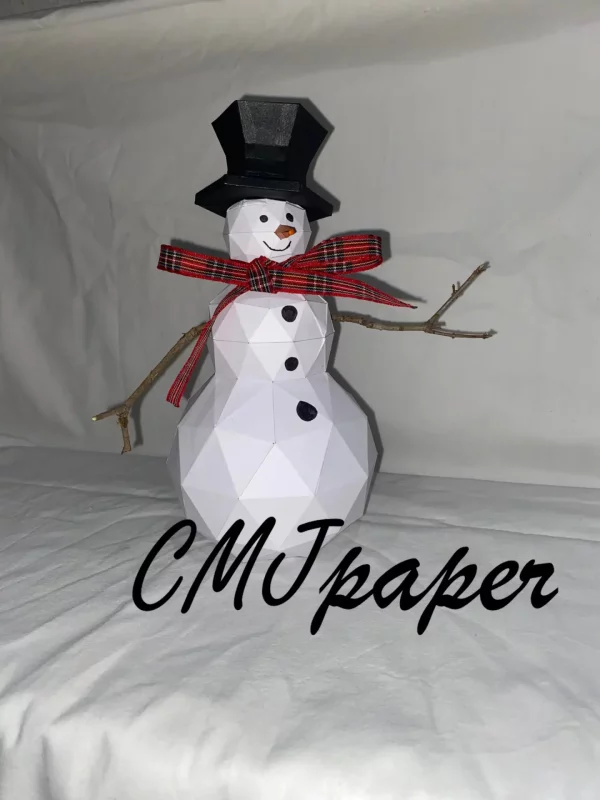 PAPERCRAFT BONHOMME DE NEIGE – Image 5