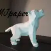 PAPERCRAFT CHIOT LOUP LOUVETEAU – Image 6